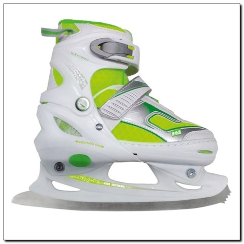 ŁYŻWY FIGUROWE NF701 A BIAŁ-ZIEL. ROZM. M /NILS