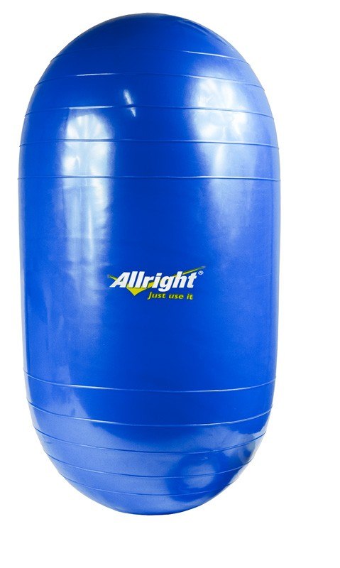PIŁKA DO ĆWICZEŃ FITNESS CAPSULE 100X50CM /ALLRIGHT