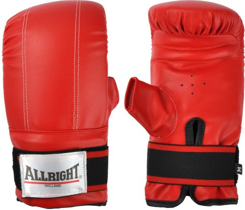 RĘKAWICE BOKSERSKIE TRENING. PU K CZERW. ROZM. M /ALLRIGHT