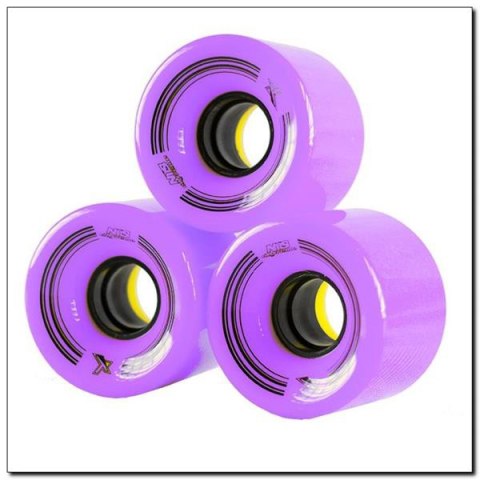 KÓŁKA DO DESKOROLKI 60X45MM KBM-5432 4SZT FIOL. /NILS