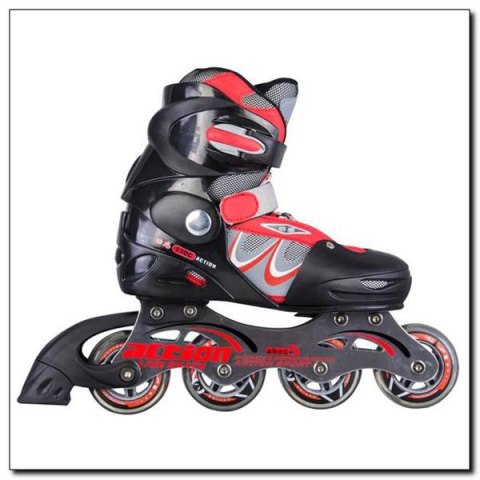 ŁYŻWOROLKI REGULOWANE STOK PW-130C ROZM. L (40-43) /ACTION