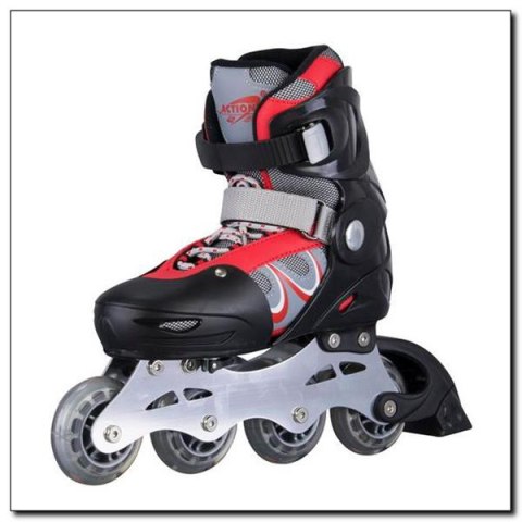 ŁYŻWOROLKI REGULOWANE STOK PW-130C ROZM. L (40-43) /ACTION