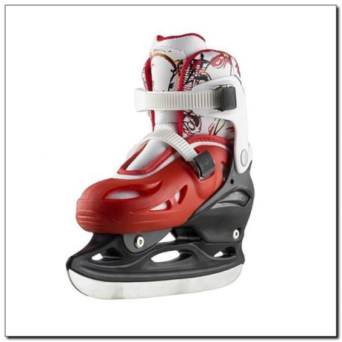 ŁYŻWY HOKEJOWE ROZM. M(35-38) NH0320 A CZERW. /NILS