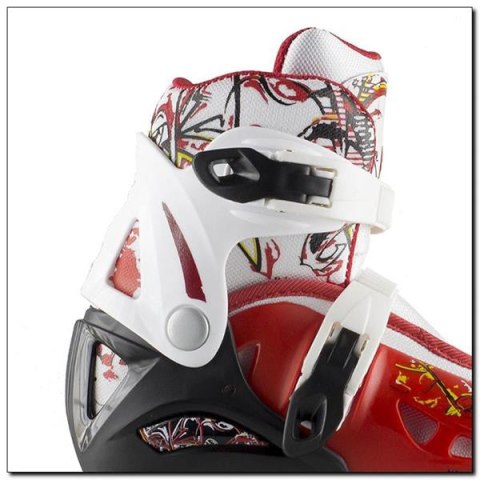 ŁYŻWY HOKEJOWE ROZM. M(35-38) NH0320 A CZERW. /NILS