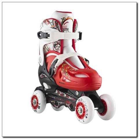 ŁYŻWOROLKI REGULOWANE 4W1 NH0320 ROZM. M (35-38) /NILS