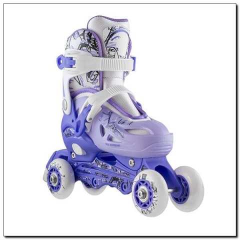 ŁYŻWOROLKI REGULOWANE 4W1 NH0320 ROZM. M (35-38) /NILS