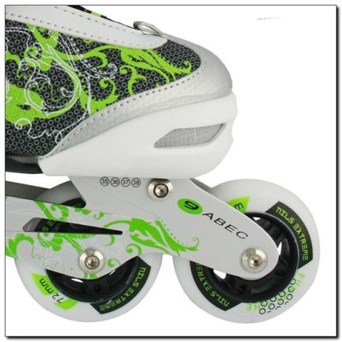 ŁYŻWOROLKI NJ 9012 A ZIEL. ROZM. L /NILS