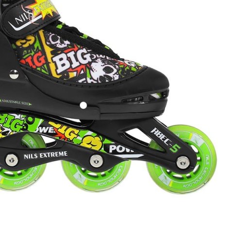 ŁYŻWOROLKI REGULOWANE NJ2117 ROZM. L (38-41) /NILS