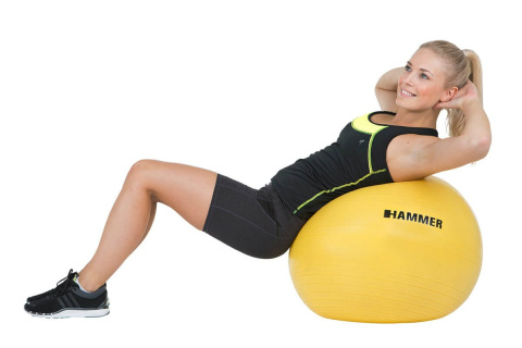 PIŁKA DO ĆWICZEŃ FITNESS HAB 55CM /HAMMER