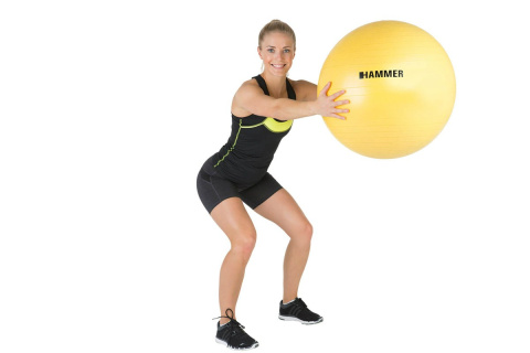PIŁKA DO ĆWICZEŃ FITNESS HAB 55CM /HAMMER