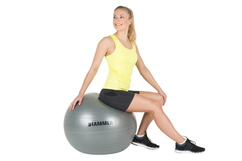 PIŁKA DO ĆWICZEŃ FITNESS HAB 65CM /HAMMER