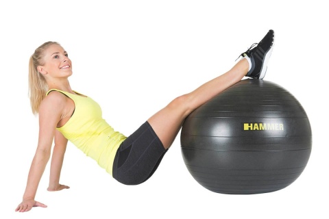 PIŁKA DO ĆWICZEŃ FITNESS HAB 75CM /HAMMER