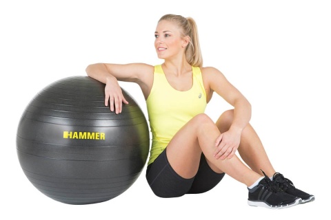 PIŁKA DO ĆWICZEŃ FITNESS HAB 75CM /HAMMER