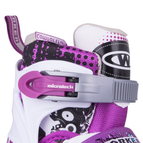 ŁYŻWOROLKI REGULOWANE 2W1 ARON ROZM. S (33-36) /WORKER