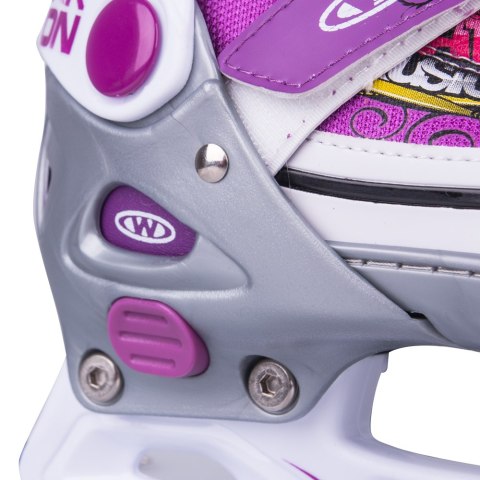 ŁYŻWOROLKI REGULOWANE 2W1 ARON ROZM. S (33-36) /WORKER