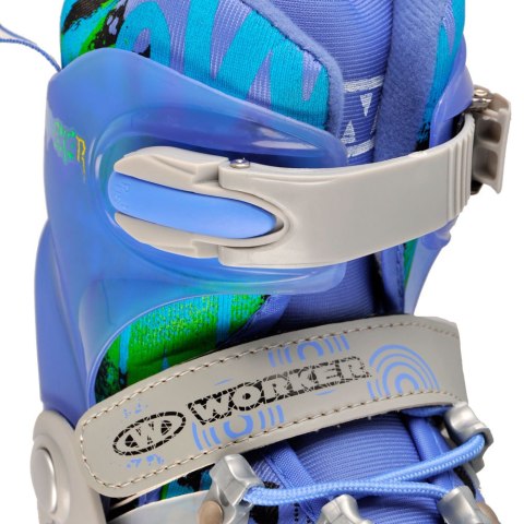 ŁYŻWOROLKI REGULOWANE TORNY ROZM. M (34-37) /WORKER