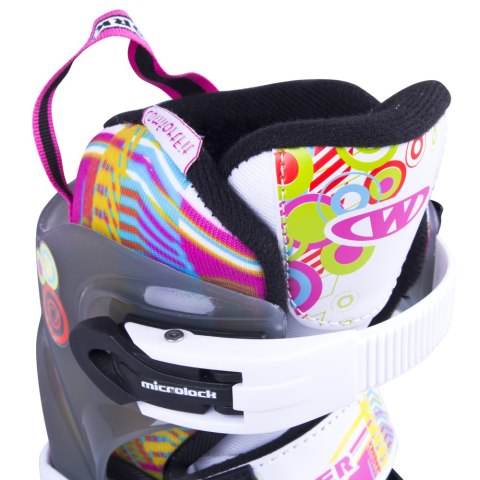 ŁYŻWOROLKI REGULOWANE PICOLA LED ROZM. S (30-33) /WORKER