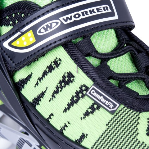 ŁYŻWOROLKI REGULOWANE NOBES ROZM. S (33-36) /WORKER