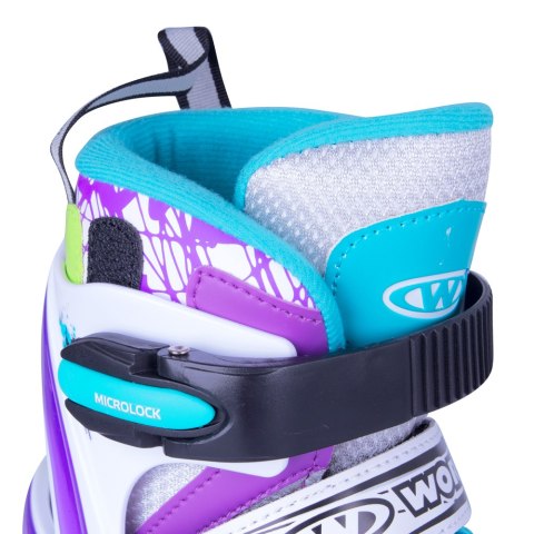 ŁYŻWOROLKI REGULOWANE FIZZO ROZM. L (39-42) /WORKER