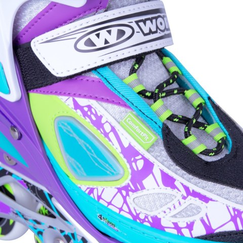 ŁYŻWOROLKI REGULOWANE FIZZO ROZM. L (39-42) /WORKER