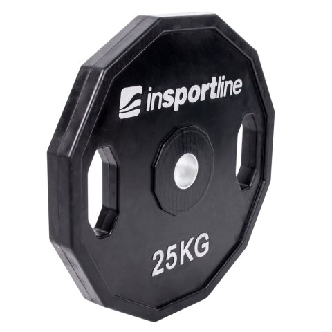 OBCIĄŻENIE GUMOWANE RBTN 25KG 30MM /INSPORTLINE