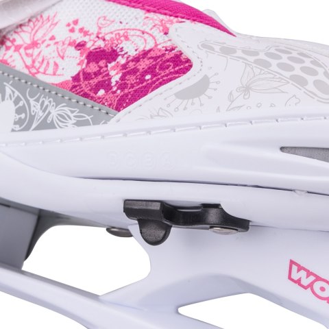 ŁYŻWOROLKI REGULOWANE 2W1 PINKOLA ROZM. L (39-42) /WORKER