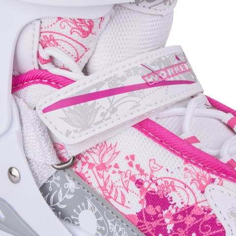 ŁYŻWOROLKI REGULOWANE 2W1 PINKOLA ROZM. M (35-38) /WORKER