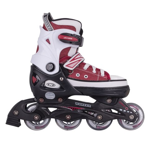 ŁYŻWOROLKI REGULOWANE 2W1 GONDO ROZM. L (40-43) /WORKER