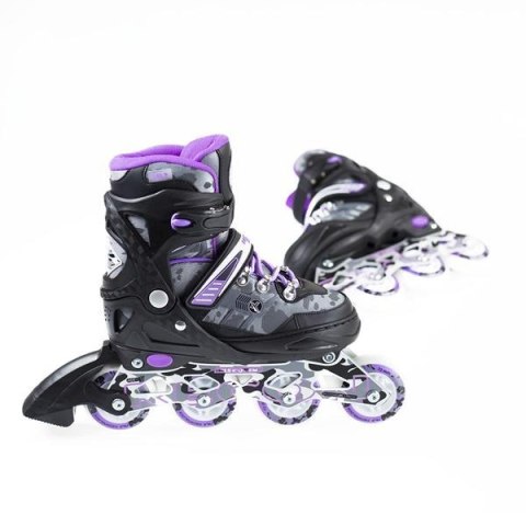 ŁYŻWOROLKI NA1118 A ROZM. L PURPUR. /NILS