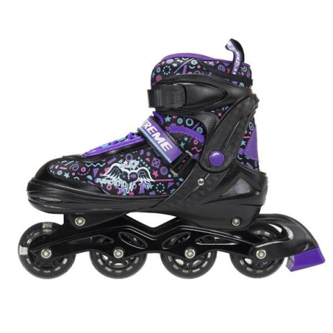 ŁYŻWOROLKI NJ4613 A ROZM. L PURPUR. /NILS