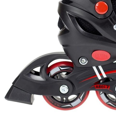 ŁYŻWOROLKI NH7103 A 2W1 ROZM. L CZARN-CZERW. /NILS