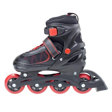 ŁYŻWOROLKI NH7103 A 2W1 ROZM. M CZARN-CZERW. /NILS