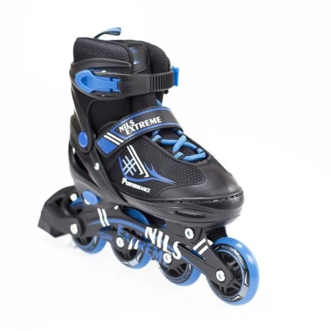 ŁYŻWOROLKI NH7104 A 2W1 ROZM. S CZARN-NIEB. /NILS