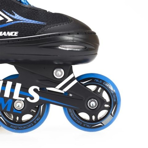 ŁYŻWOROLKI NH7104 A 2W1 ROZM. S CZARN-NIEB. /NILS