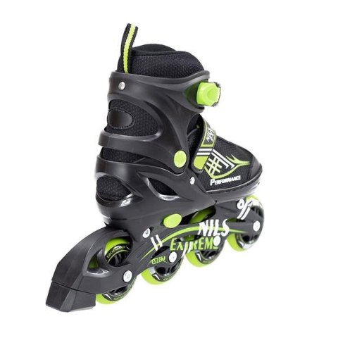 ŁYŻWOROLKI NH7104 A 2W1 ROZM. M CZARN-ZIEL. /NILS