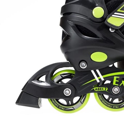 ŁYŻWOROLKI NH7104 A 2W1 ROZM. M CZARN-ZIEL. /NILS