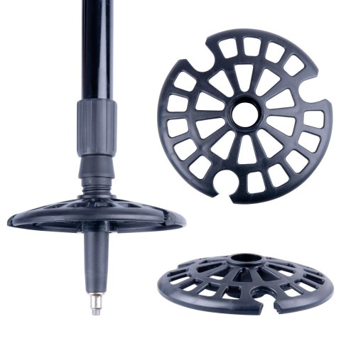 KIJE TREKKINGOWE ALTIPLANO CORCHO 100 CZERW. 2SZT /INSPORTLINE