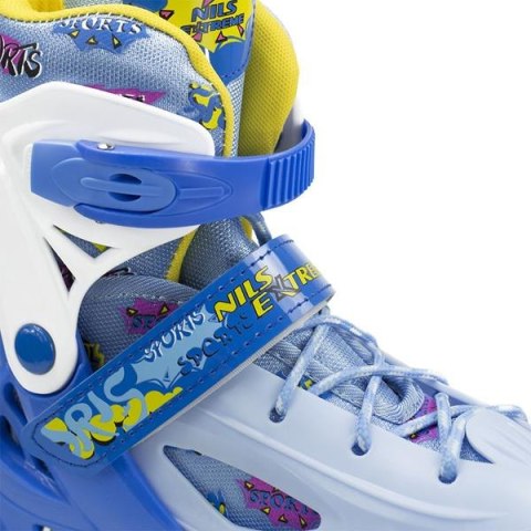 ŁYŻWOROLKI REGULOWANE NJ1905 ROZM. M (35-38) /NILS