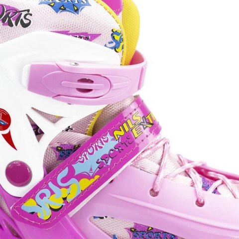 ŁYŻWOROLKI REGULOWANE NJ1905 ROZM. XS (27-30) /NILS