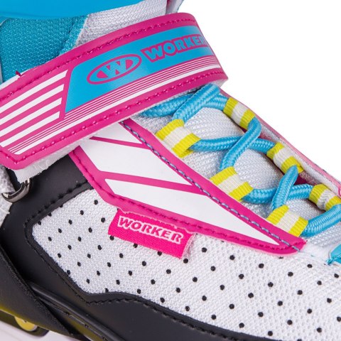 WROTKO-ŁYŻWY REGULOWANE 2W1 FARVEO ROZM. XS(29-32) /WORKER