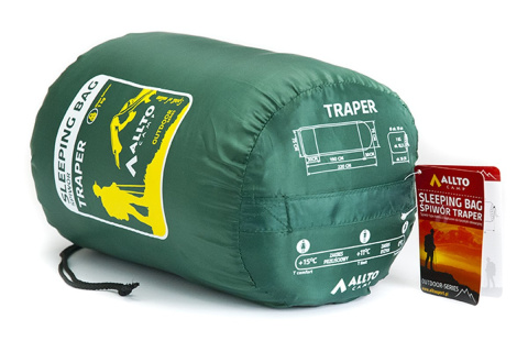 ŚPIWÓR TURYSTYCZNY TRAPER 220X75CM /ALLTO