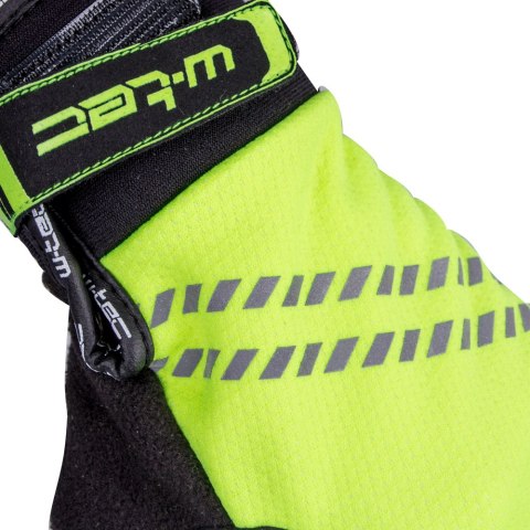 RĘKAWICZKI ZIMOWE NA ROWER I DO BIEGANIA TRULANT B-6013 ROZM. XS ŻÓŁT. /W-TEC