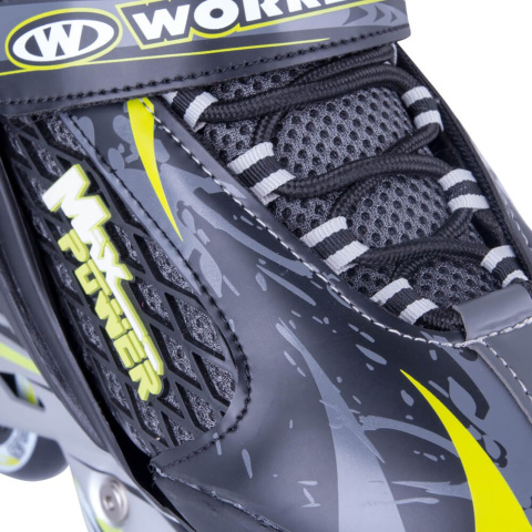 ŁYŻWOROLKI REGULOWANE HAASIKO ROZM. XL (43-46) /WORKER