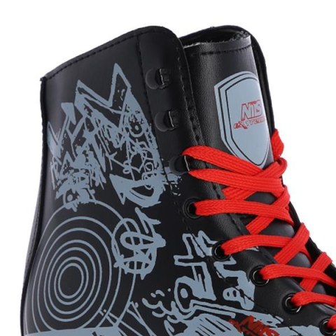 ŁYŻWY FIGUROWE NF4463 S ROZM. 37 CZARN. /NILS