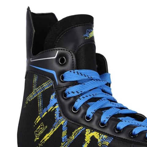 ŁYŻWY HOKEJOWE NH2206 S ROZM. 41 CZARN. /NILS