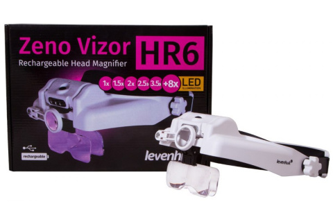LUPA NAGŁOWNA ZENO VIZOR HR6 Z AKUMULATOREM /LEVENHUK