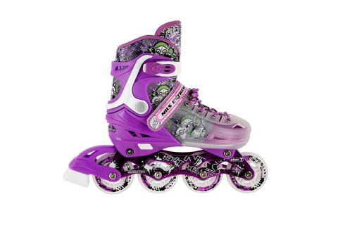 ŁYŻWOROLKI REGULOWANE 4W1 NH18122 ROZM. M (34-38) /NILS