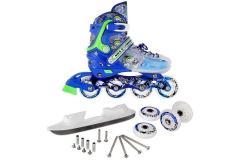 ŁYŻWOROLKI REGULOWANE 4W1 NH18122 ROZM. L (39-43) /NILS