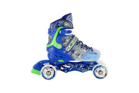 ŁYŻWOROLKI REGULOWANE 4W1 NH18122 ROZM. M (34-38) /NILS