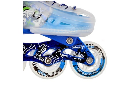 ŁYŻWOROLKI REGULOWANE 4W1 NH18122 ROZM. S (29-33) /NILS